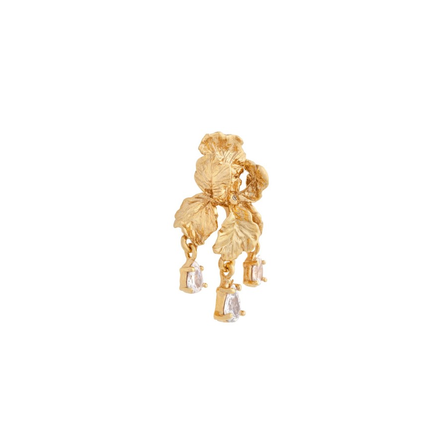 Brincos Brincos | Little Iris With Tears Drops Earring Brinco Unitario Carolina Curado Jewelry