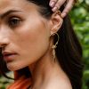 Brincos Carolina Curado | Lotus Temple Fibula Earrings Carolina Curado Jewelry