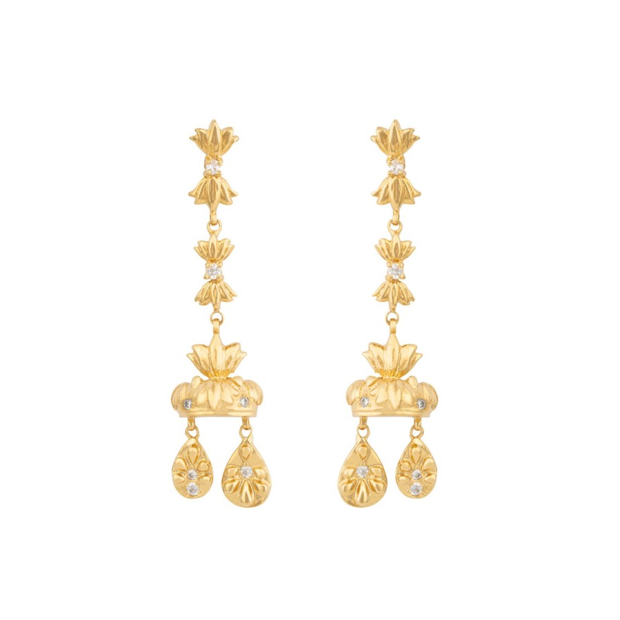 Brincos Brincos | Lotus Wisdom Earrings L Carolina Curado Jewelry